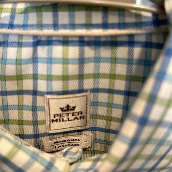 Peter Millar Mens Button Down Dress Shirt Size Large - Picture 3 of 3